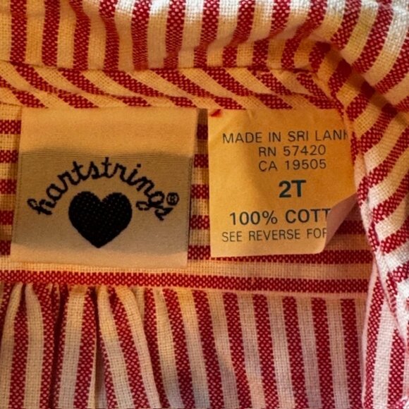 NWT Hartstrings Striped Button Down Shirt 2T - Picture 4 of 7